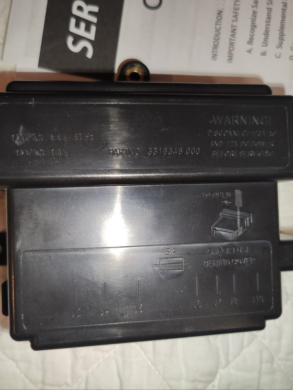 3316348.900 Rv Refrigerator Power Module Board  - Picture 2 of 4